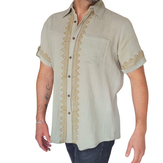 Guayabera Isla Menta