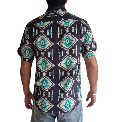 Guayabera Aztec Tide