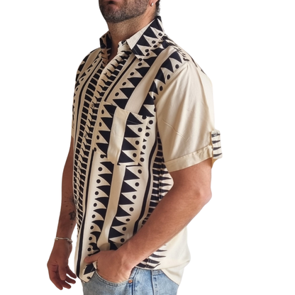 Guayabera Black Coast