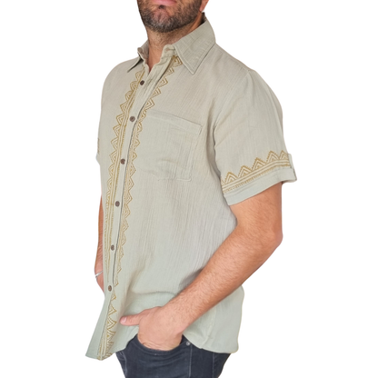 Guayabera Isla Menta