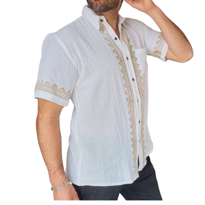 Guayabera Coral Dune