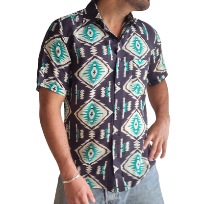Guayabera Aztec Tide