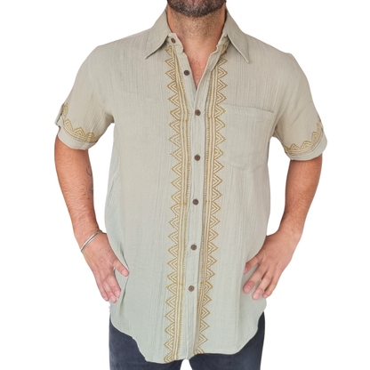 Guayabera Isla Menta