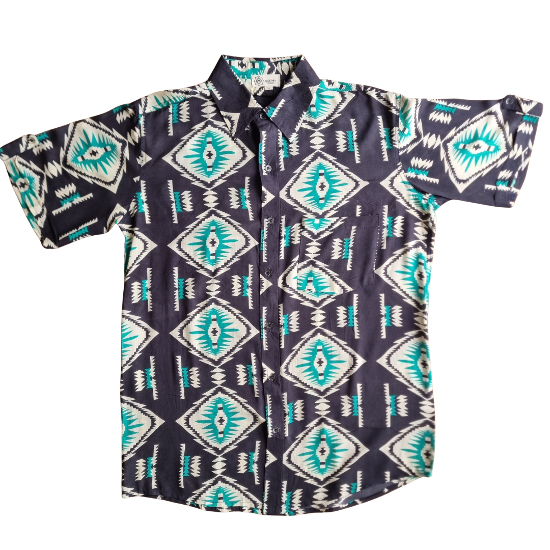 Guayabera Aztec Tide