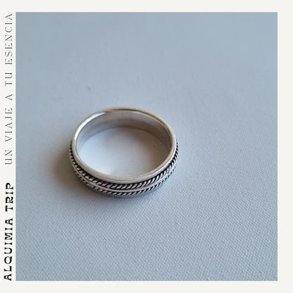 Anillo Leonidas Plata 925