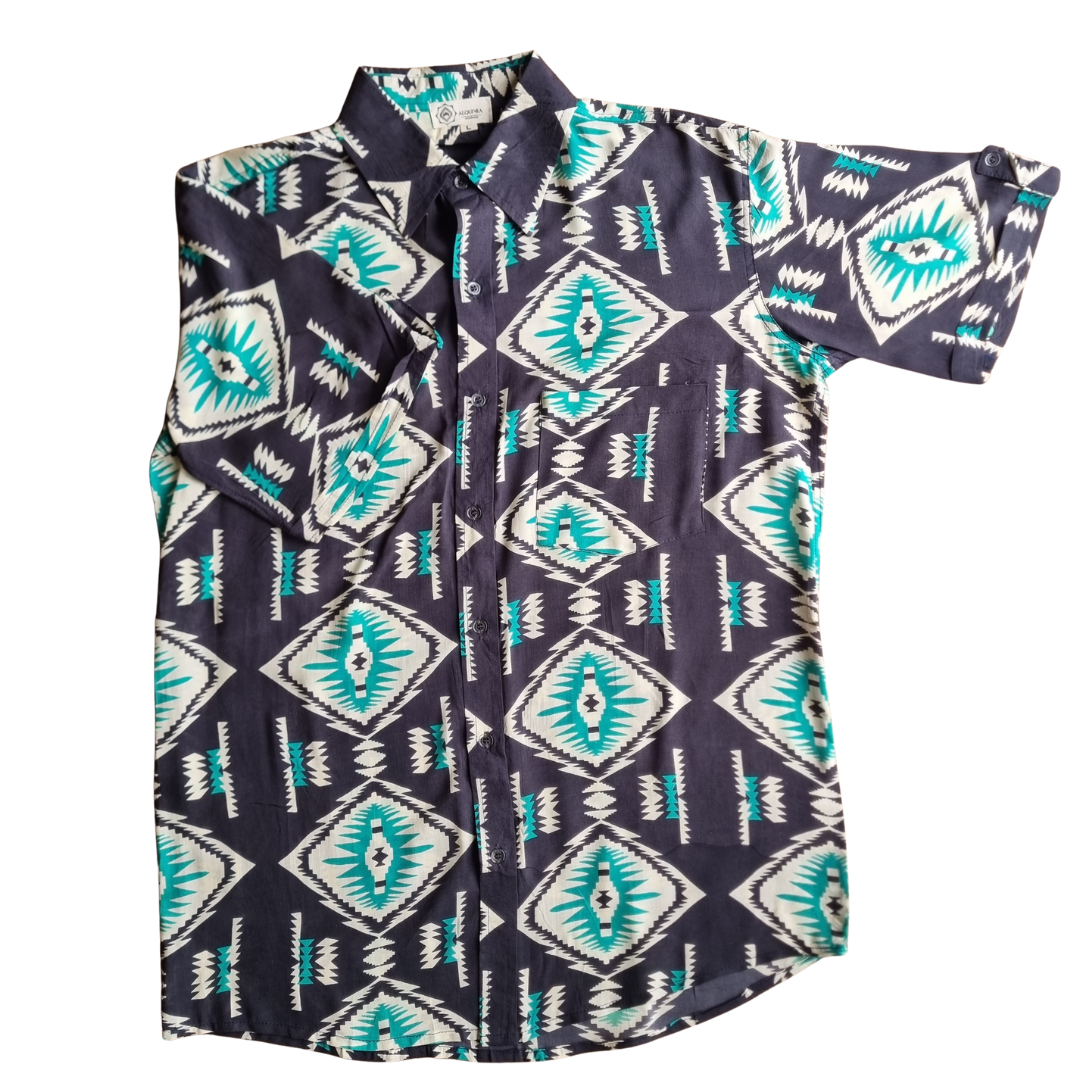 Guayabera Aztec Tide