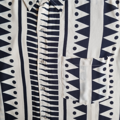 Guayabera Black Coast