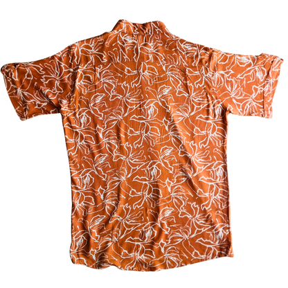Guayabera Terracotta Flow