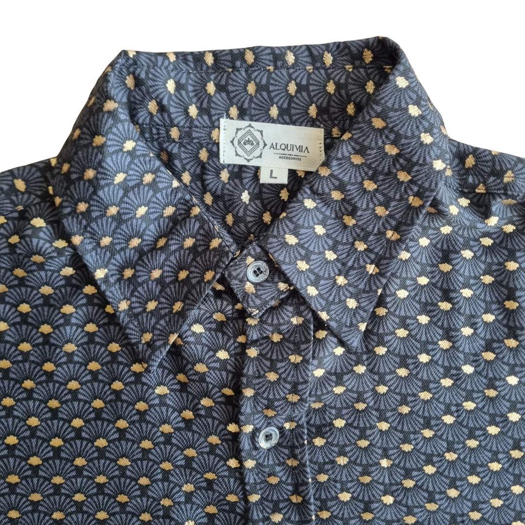 Guayabera Porto Black