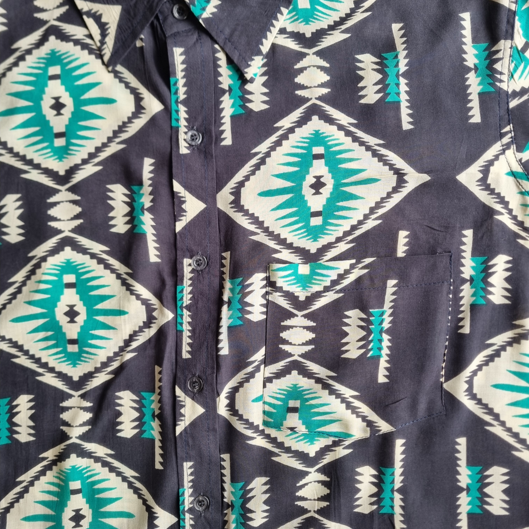 Guayabera Aztec Tide
