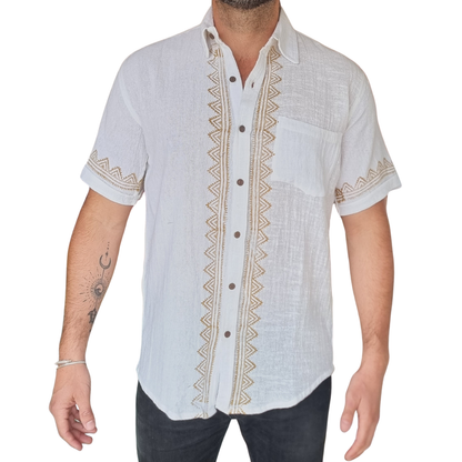 Guayabera Coral Dune