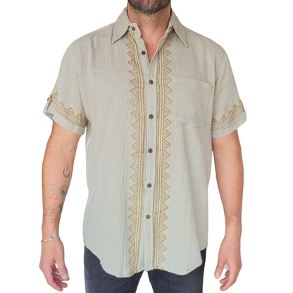 Guayabera Isla Menta
