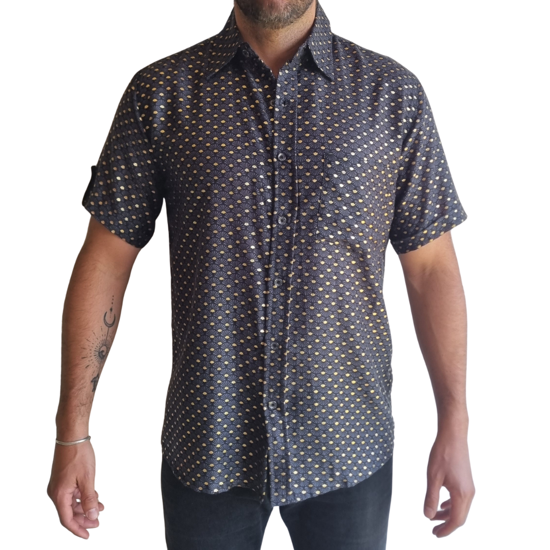 Guayabera Porto Black