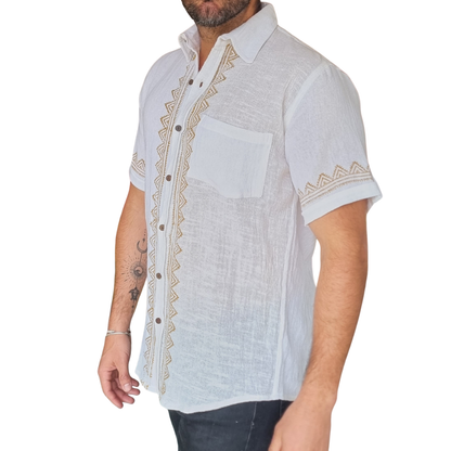 Guayabera Coral Dune
