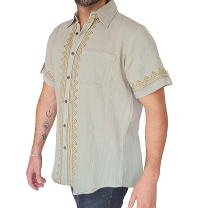 Guayabera Isla Menta