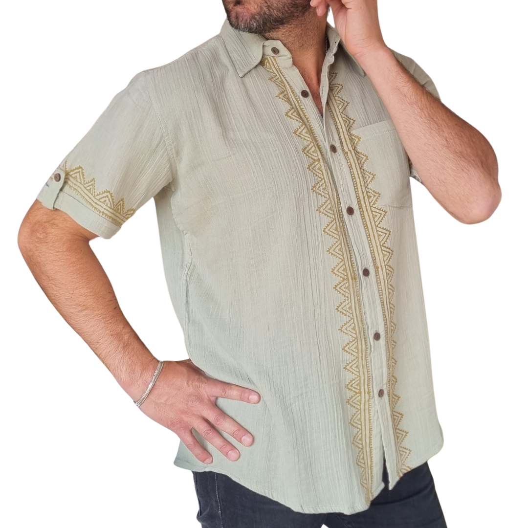 Guayabera Isla Menta