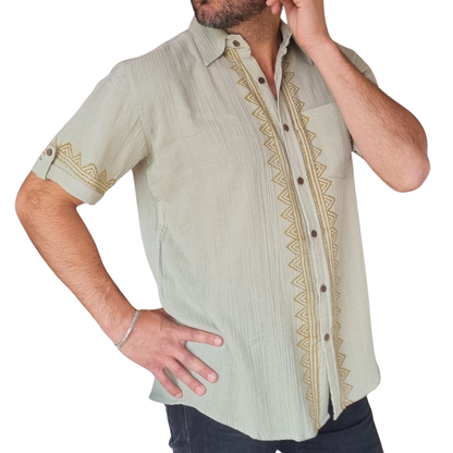 Guayabera Isla Menta