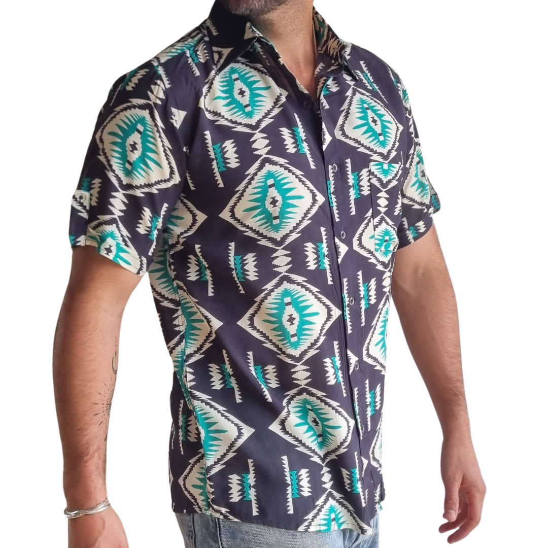 Guayabera Aztec Tide