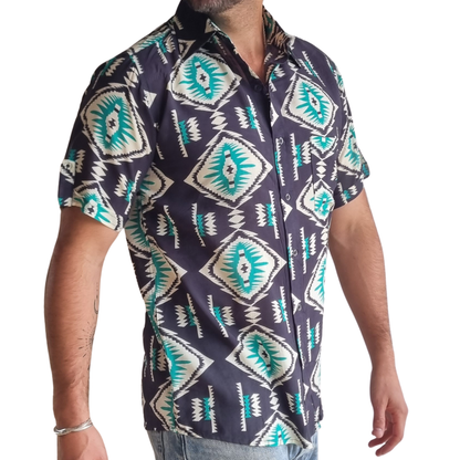 Guayabera Aztec Tide