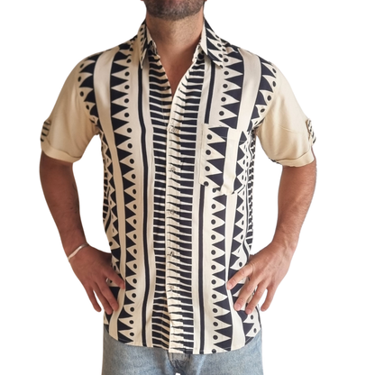 Guayabera Black Coast